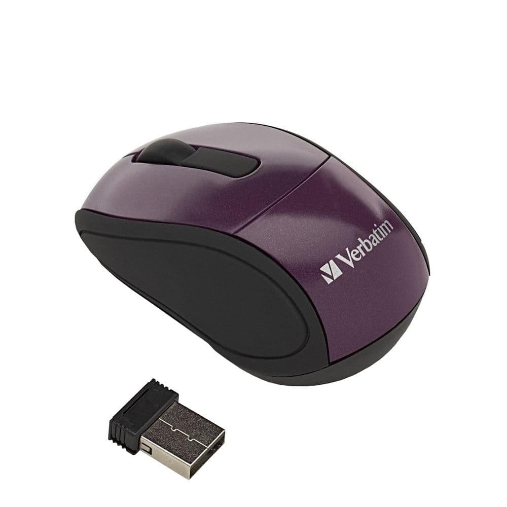Verbatim 97473 Purple Wireless Optical Mouse image