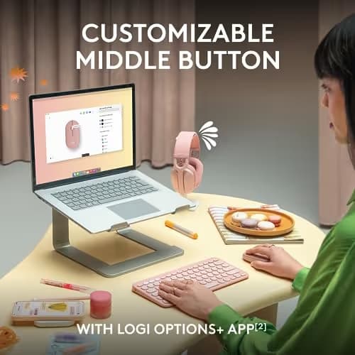 Logitech PEBBLE 2 M350S Wireless/Wired Optical Mouse image