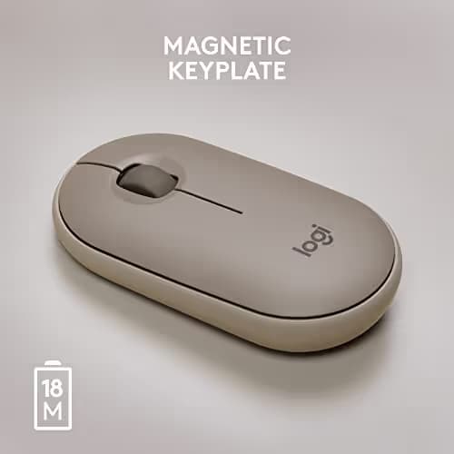 Logitech PEBBLE M350 Bluetooth/Wireless/Wired Optical Mouse image