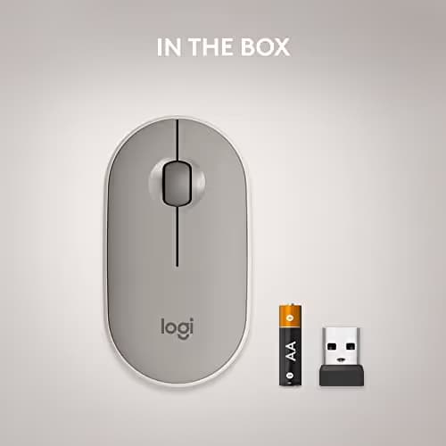 Logitech PEBBLE M350 Bluetooth/Wireless/Wired Optical Mouse image