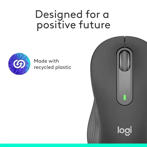 Logitech Signature M650 L Bluetooth Wireless Wired Optical Mouse image