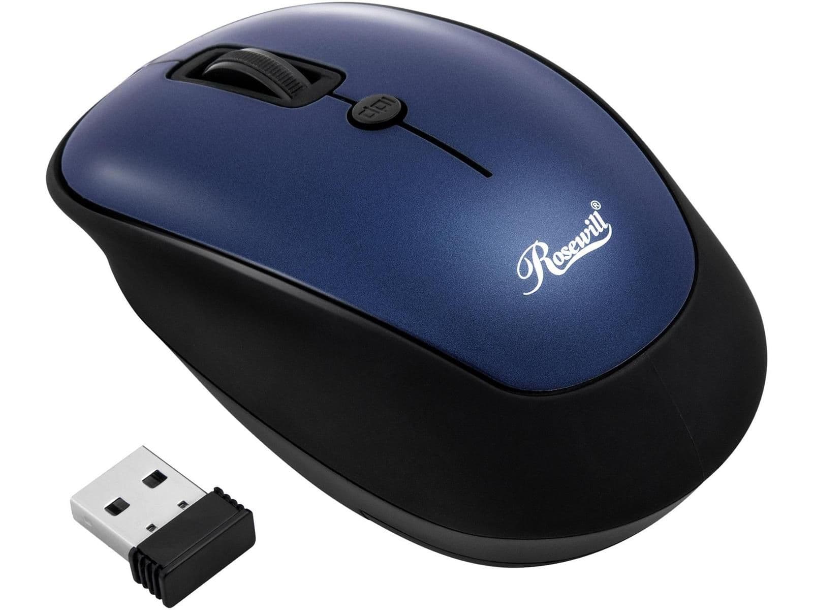 Rosewill RWM-004 Wireless Optical Blue/Black Mouse image
