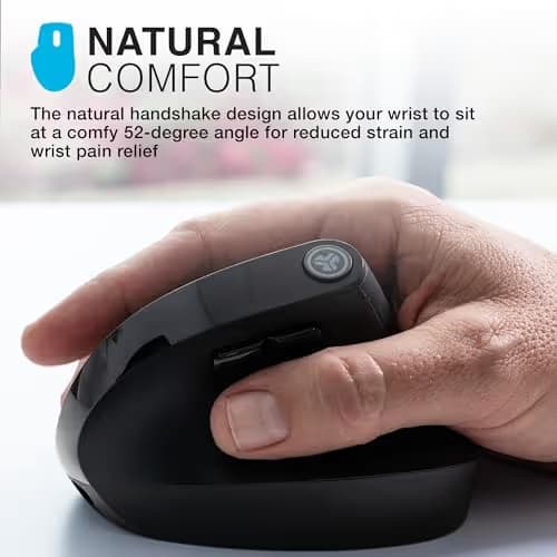 JLab JBuds Bluetooth Wired Wireless Optical Mouse image