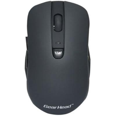 Gear Head BT9750BLK Black Bluetooth Wireless Optical Mouse main image