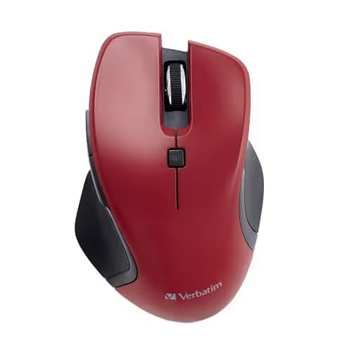 Verbatim 70246 Wireless Laser Red / Black Mouse image