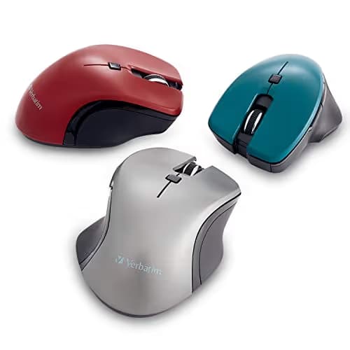 Verbatim 70246 Wireless Laser Red / Black Mouse image