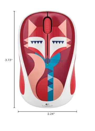 Logitech M325c Francesca Fox Wireless Optical Mouse image
