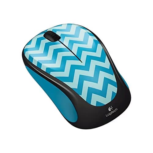 Logitech M325c Teal Zigzag Wireless Optical Mouse main image