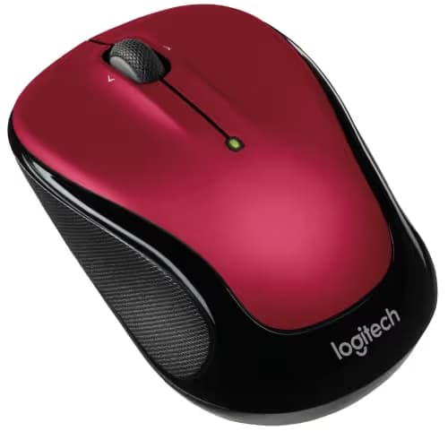 Logitech M325S Wireless/Wired Optical Red/Black Mouse main image