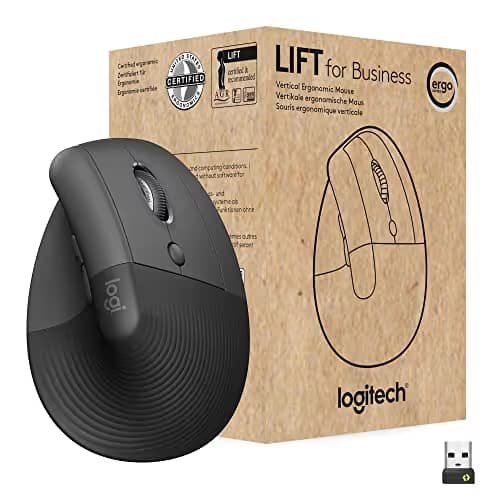 Logitech Lift for Business Wireless/Wired/Bluetooth Optical Mouse image