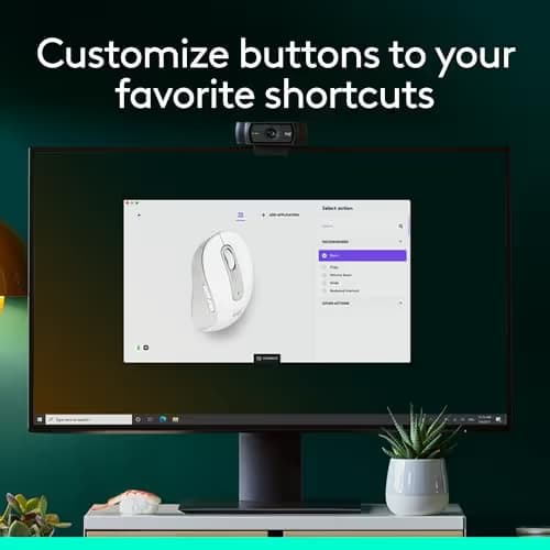 Logitech Signature M650 L Bluetooth Wireless Wired Optical Mouse image