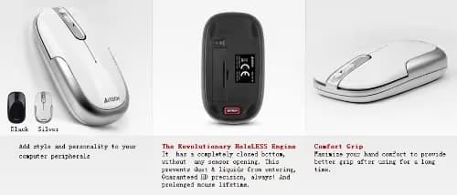 A4Tech G9-110H-1 Wireless Optical Mouse image