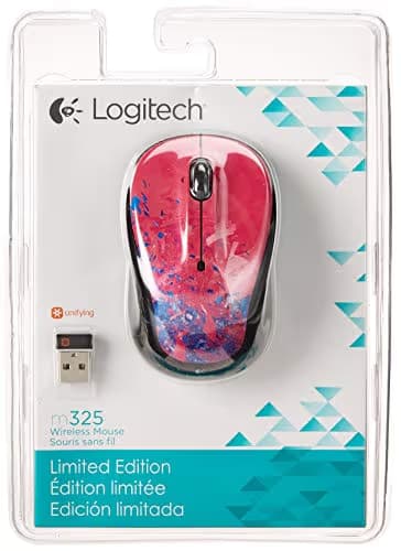 Logitech M325 Spontaneous Pink Wireless Optical Mouse main image