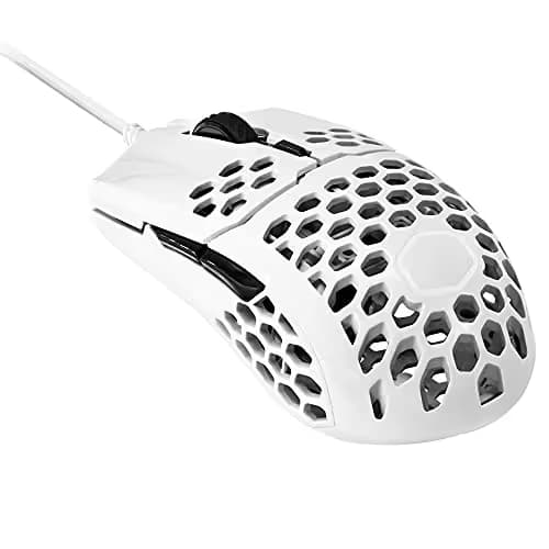 Cooler Master MM710 Glossy White Wired Optical Mouse image