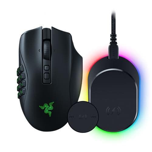 Razer Naga V2 Pro with Dock Pro Wireless/Bluetooth/Wired Optical Gaming Mouse image