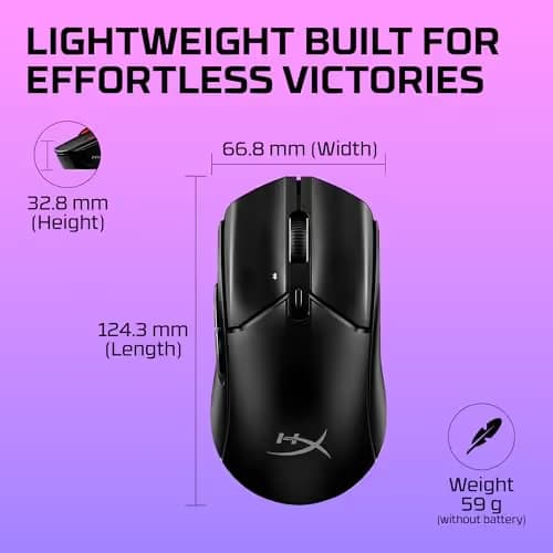 HP HyperX Pulsefire Haste 2 Core Bluetooth Wireless Optical Gaming Mouse image