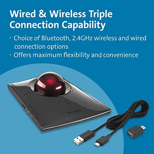 Kensington SlimBlade Pro Bluetooth Wireless Wired Wired Optical Mouse image