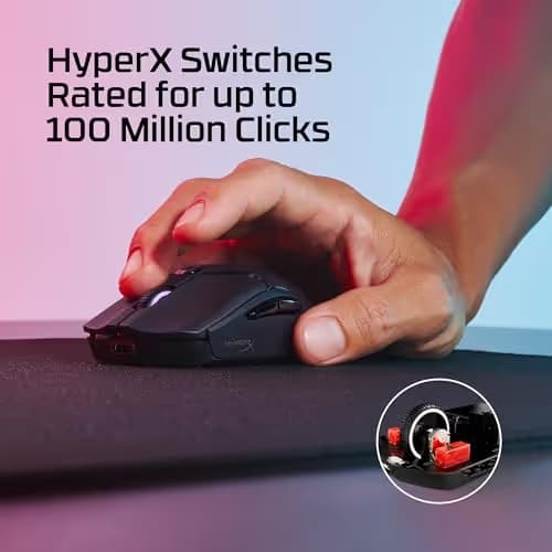 HP HyperX Pulsefire Haste 2 Mini Bluetooth/Wireless/Wired Optical Gaming Mouse image