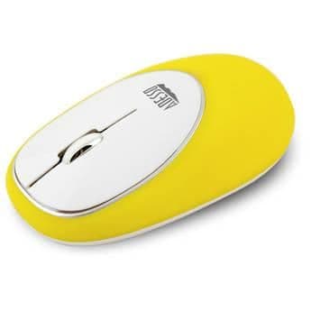 Adesso iMouse E60Y Yellow Wireless Optical Mouse image