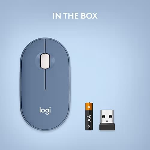 Logitech Pebble M350 Bluetooth/Wireless/Wired Optical Mouse image