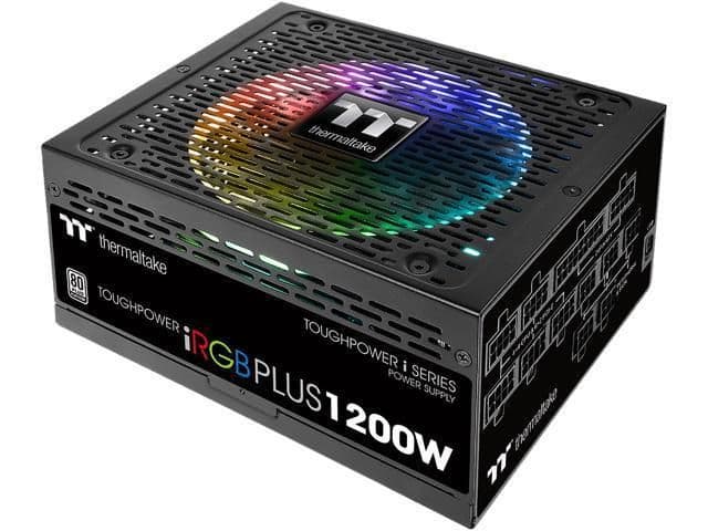 Thermaltake Toughpower iRGB PLUS Black 1200W Fully Modular 80+ Platinum Certified main image