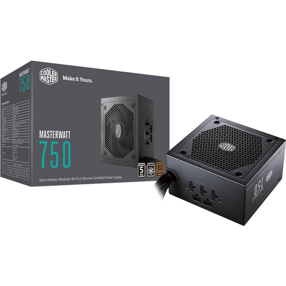 Cooler Master MasterWatt TUF Gaming Edition Black / Gray 750W Semi-Modular 80+ Bronze Certified main image