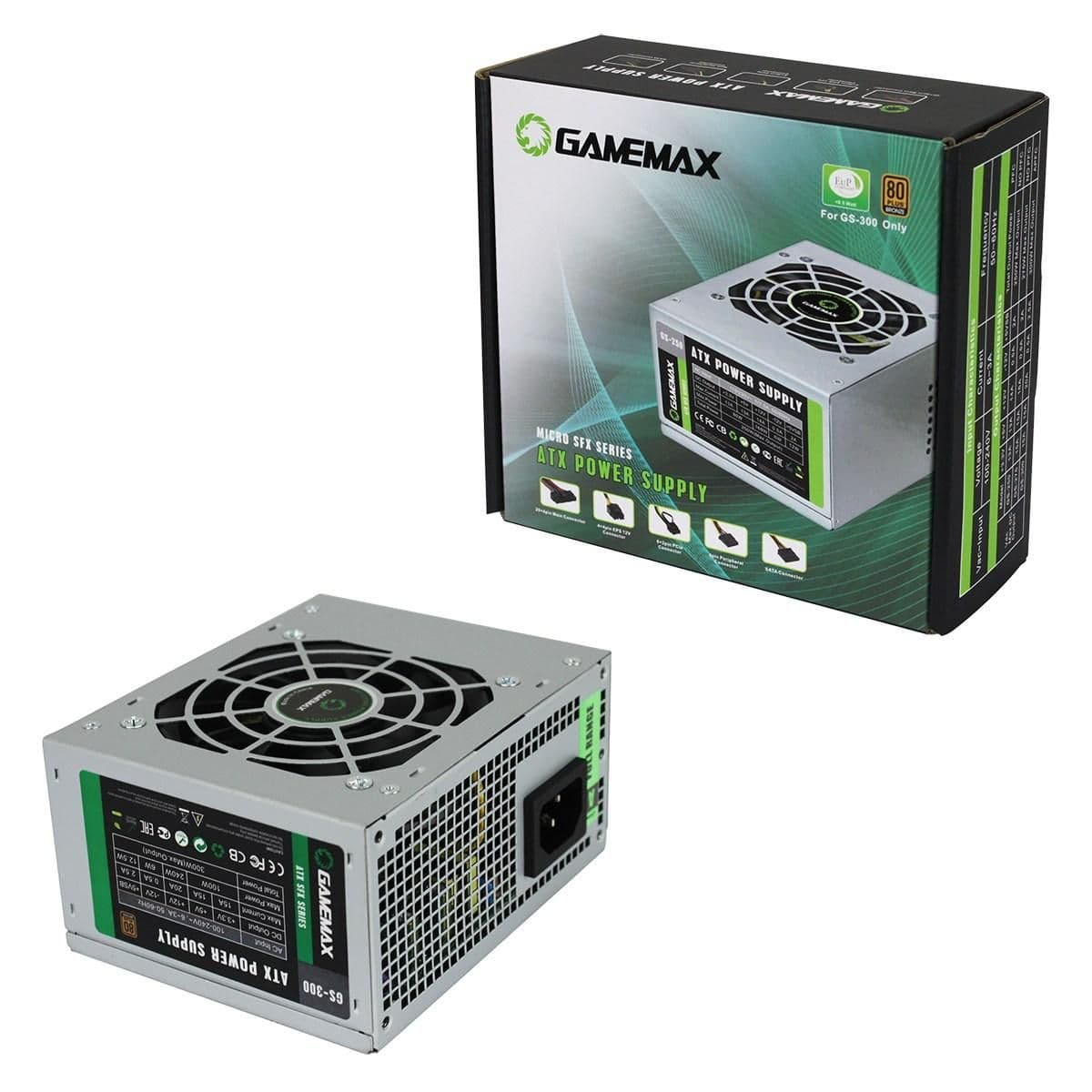 GameMax GS Silver SFX 300W Non-Modular 80+ Bronze Certified main image