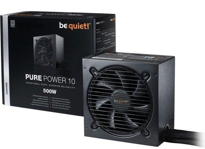 be quiet! Pure Power 10 500W 80+ Silver Certified Non-Modular image