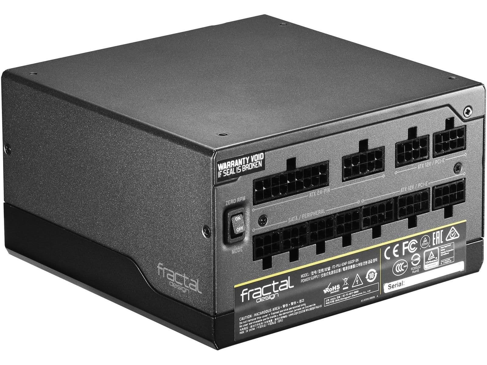 Fractal Design Ion+ 660P Black 660W Fully Modular 80+ Platinum Certified image