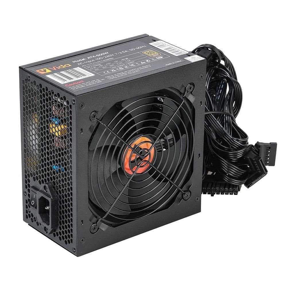 Vida ATX-500W Black ATX 500W Non-Modular image