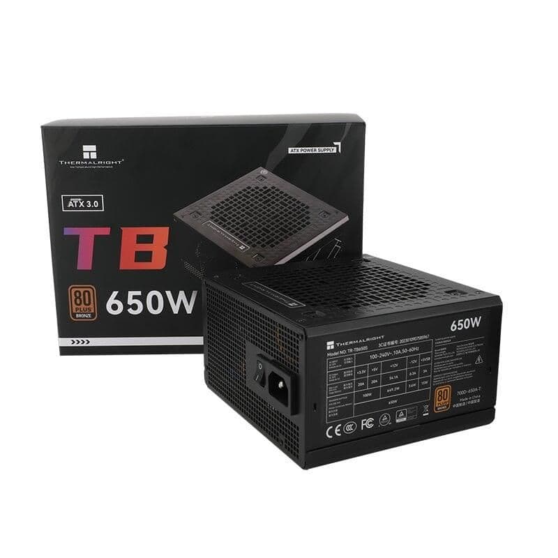 Thermalright TB650S Black ATX 650W Non-Modular 80+ Bronze Certified image