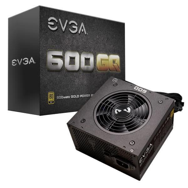 EVGA 600 GQ Black 600W Semi-Modular 80+ Gold Certified main image