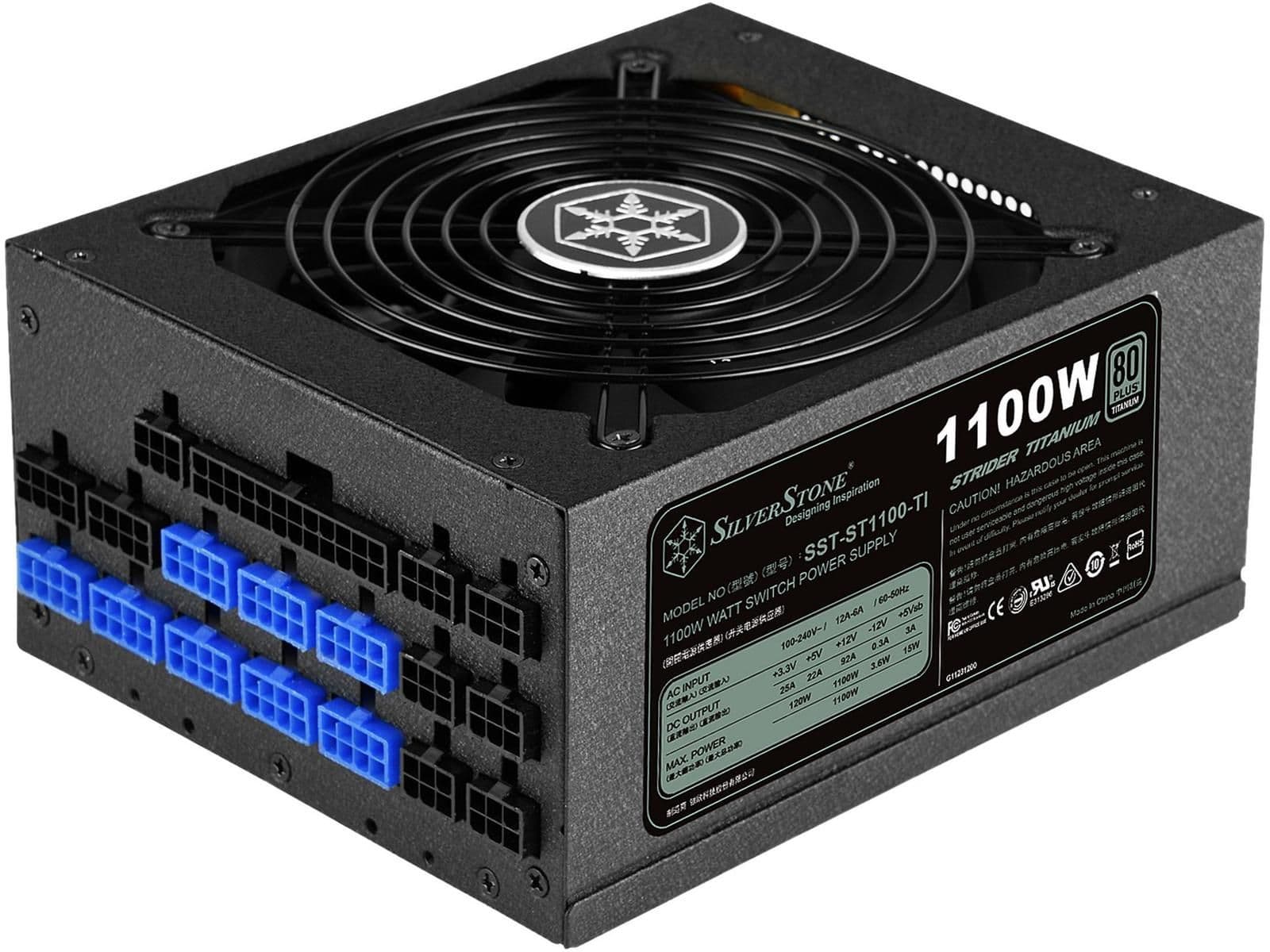Silverstone Strider Titanium 1100W Fully Modular 80+ Titanium Certified ATX main image