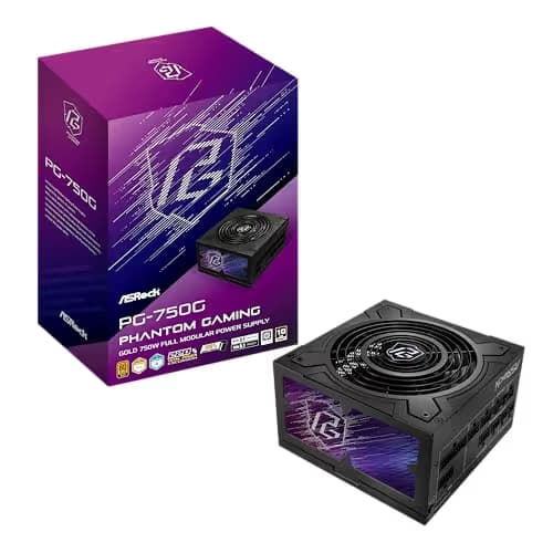 ASRock Phantom Gaming PG-750G Black 750W Fully Modular 80+ Gold Certified ATX main image