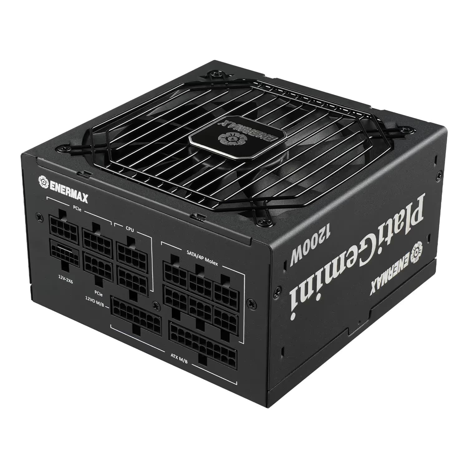 Enermax PlatiGemini Fully Modular ATX Power Supply - 1200 Watts ATX 3.1 - Black image