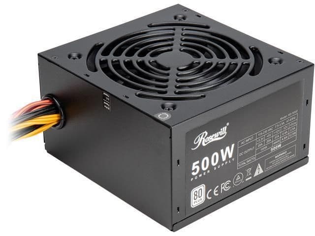 Rosewill RD-Z Black 500W Non-Modular 80+ Certified ATX main image