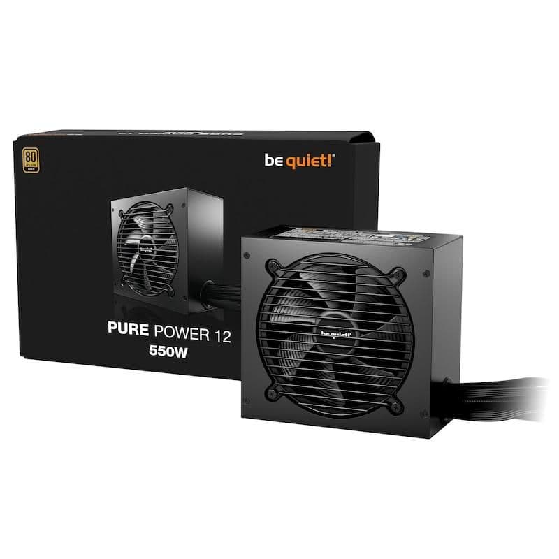 be quiet! Pure Power 12 Black 550W Non-Modular 80+ Gold image