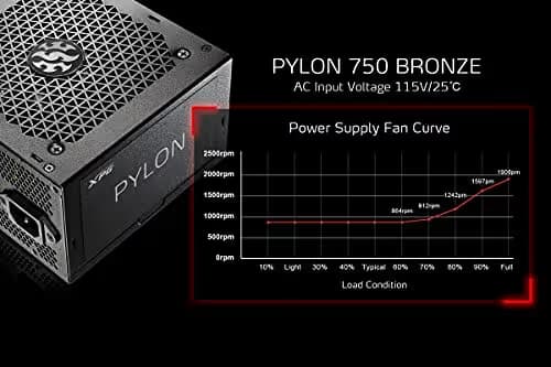 ADATA XPG PYLON Black 750W Non-Modular 80+ Bronze image