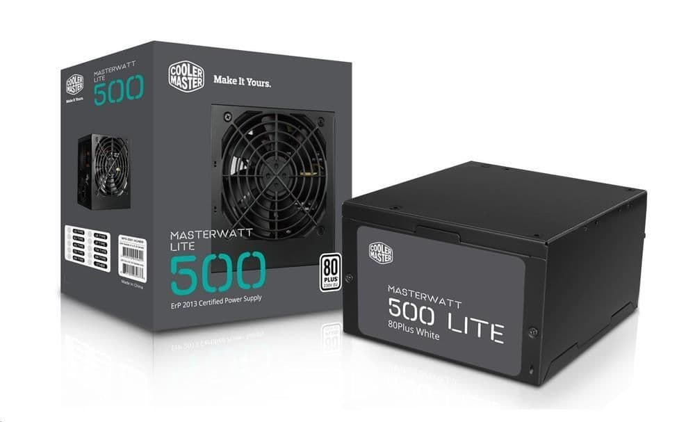 Cooler Master MasterWatt Lite 230V ATX 500W Non-Modular 80+ Certified image
