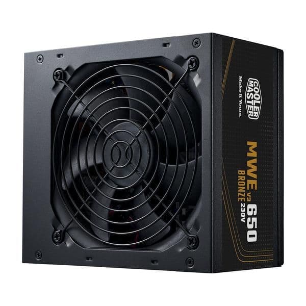 Cooler Master MWE Bronze V3 Black 230V ATX 650W Non-Modular 80+ Bronze Certified image
