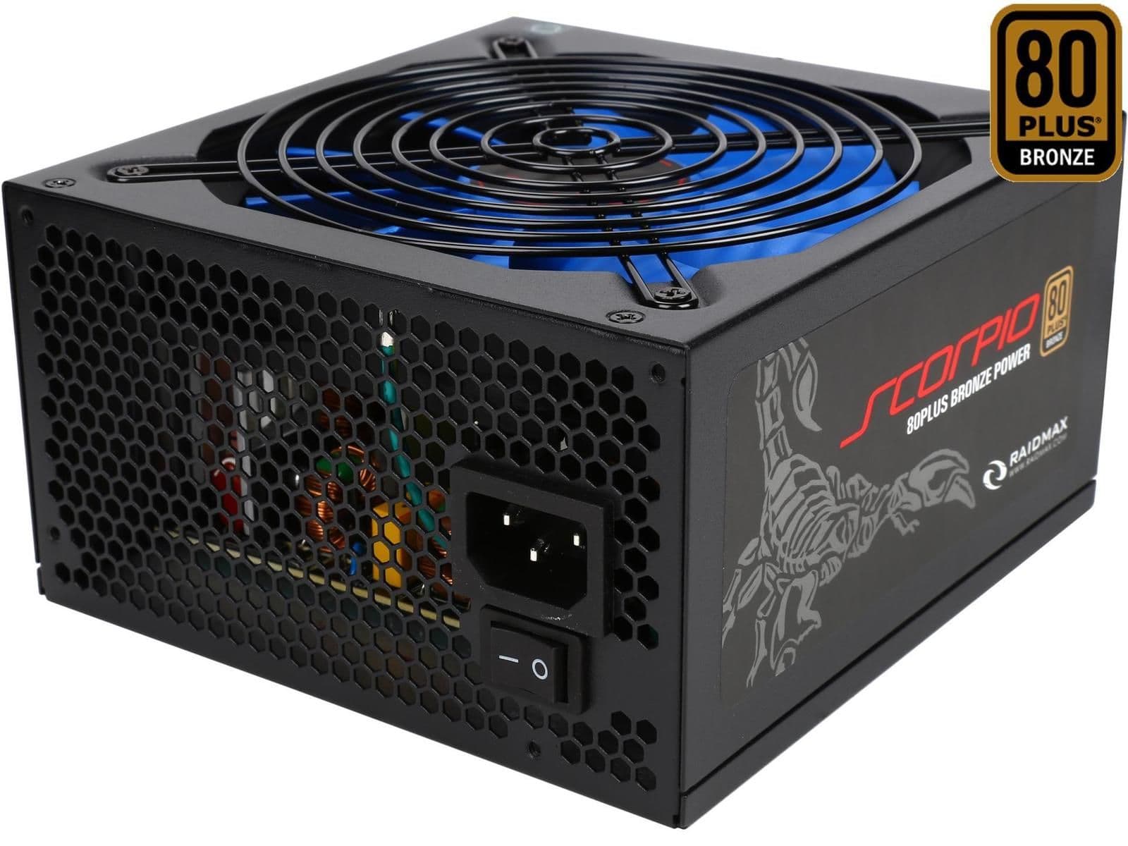 Raidmax Scorpio Black / Blue 535W Semi-Modular 80+ Bronze Certified ATX main image