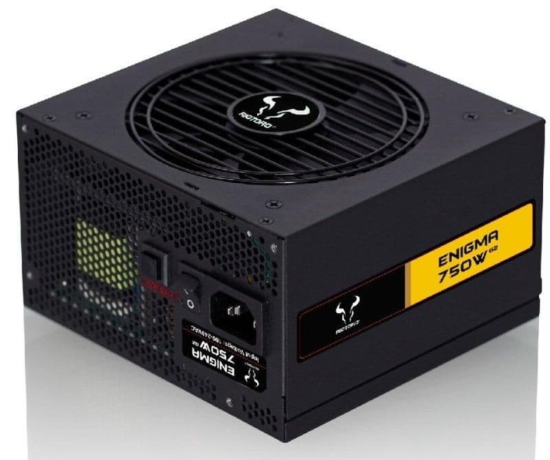 RIOTORO ENIGMA G2 Black / Yellow ATX 750W Fully Modular 80+ Gold Certified main image