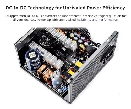 Montech APX Black 550W Non-Modular 80+ Certified image