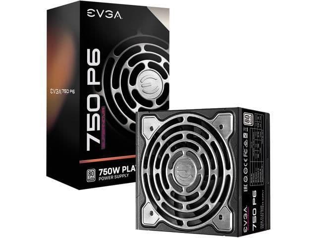 EVGA SuperNOVA 750 P6 Black / Silver 750W Fully Modular 80+ Platinum main image