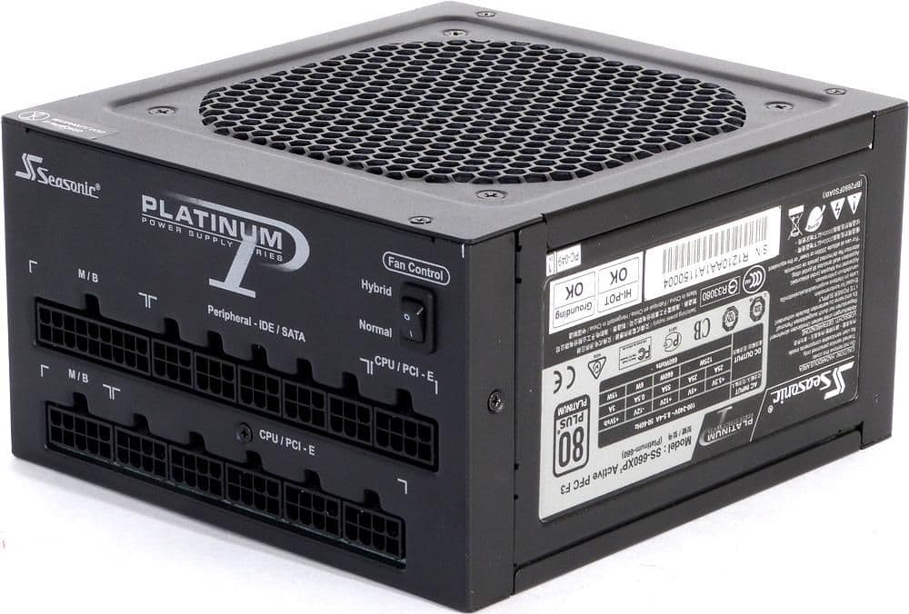 SeaSonic Platinum 760W Fully Modular 80+ Platinum image