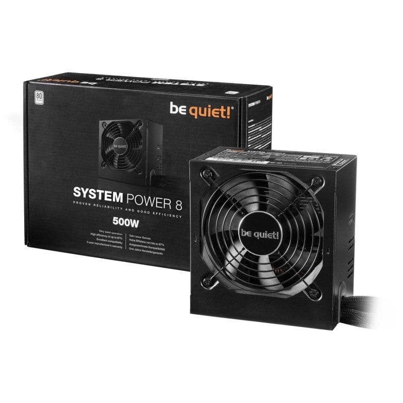 be quiet! System Power 8 500W Non-Modular 80+ Certified image