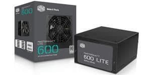 Cooler Master MasterWatt Lite Full Range ATX 600W Non-Modular 80+ Certified image