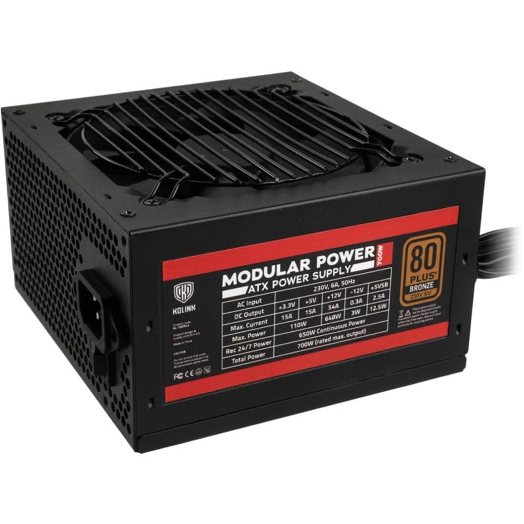 KOLINK Modular Power Black ATX 700W Semi-Modular 80+ Bronze Certified main image