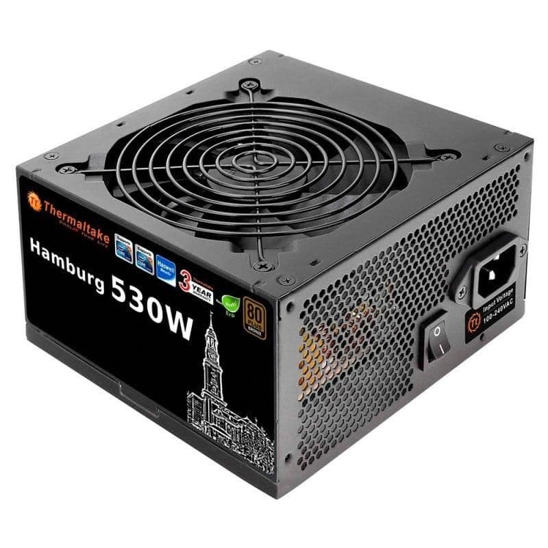 Thermaltake Hamburg Black 530W Non-Modular 80+ Certified image