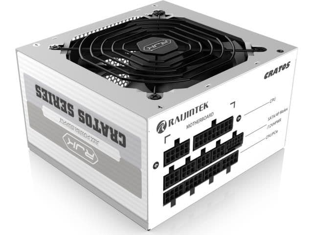 RAIJINTEK CRATOS White 850W Fully Modular 80+ Gold Certified ATX main image